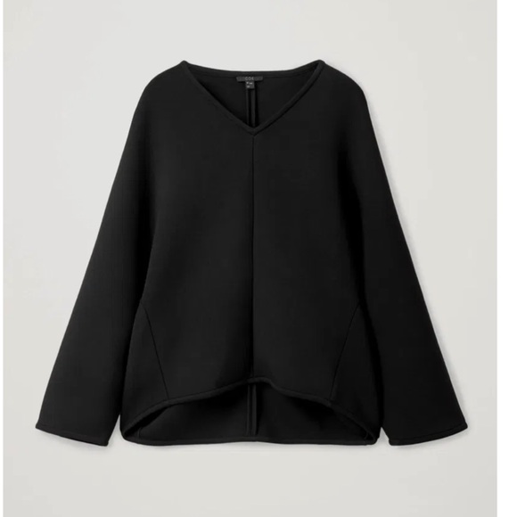 COS | Batwing Scuba Sweatshirt - Picture 2 of 11